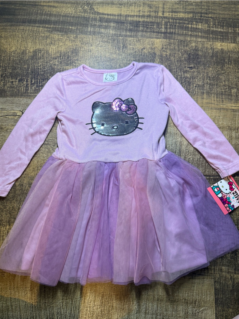 Hello Kitty Pink and Purple Tulle Party Dress